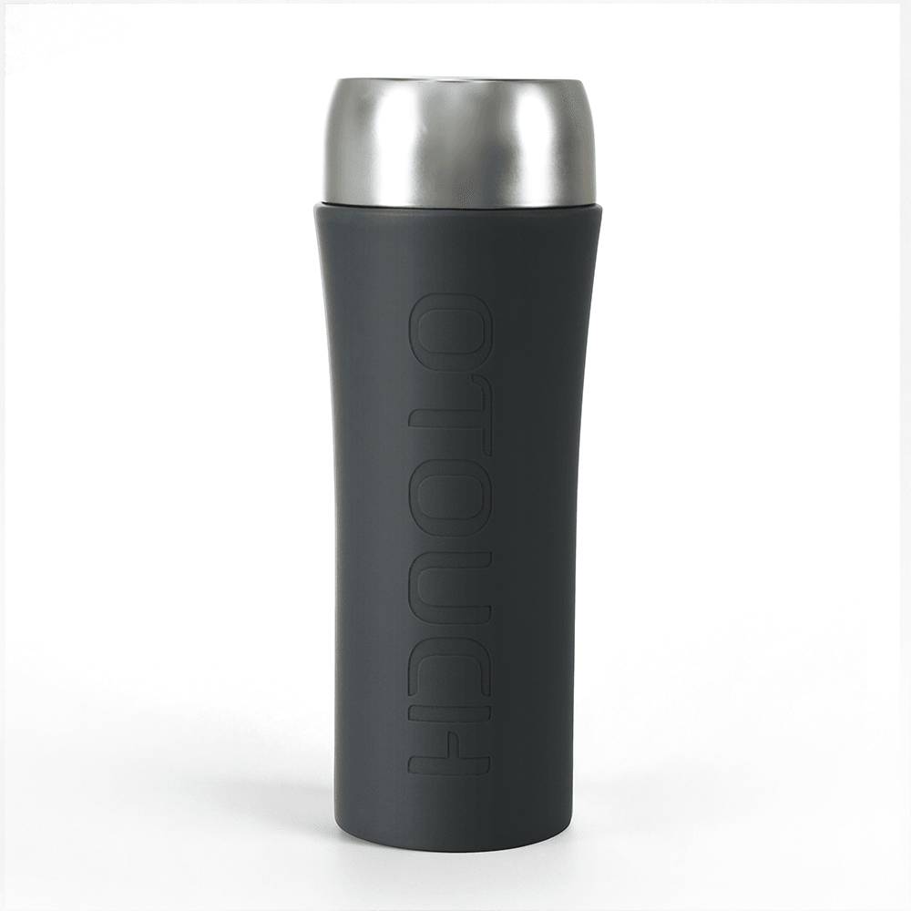 OTOUCH INSCUP 4 upright front view showing smooth silicone exterior and stainless steel top cap