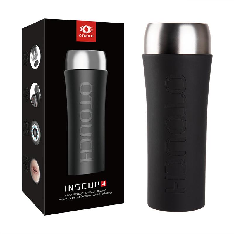 INSCUP 4 Gen 2 Suction Tech Premium Male Masturbator with Automatic Clamping and Removable TPE Sleeve