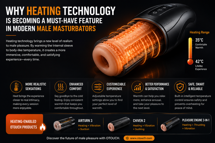 Why Heating Technology Is Becoming a Must-Have Feature in Modern Male Masturbators