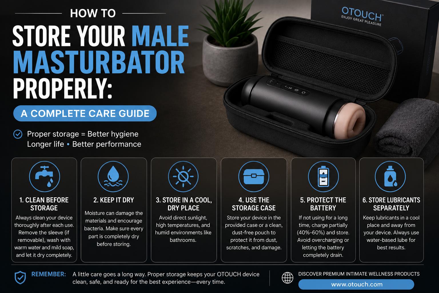 How to Store Your Male Masturbator Properly: A Complete Care Guide