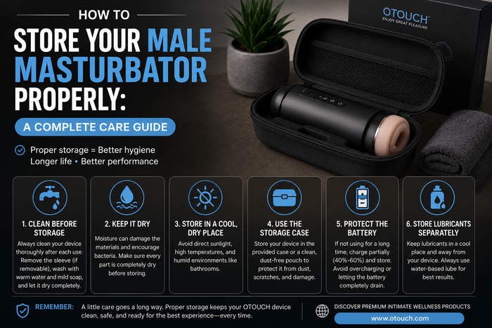 How to Store Your Male Masturbator Properly: A Complete Care Guide