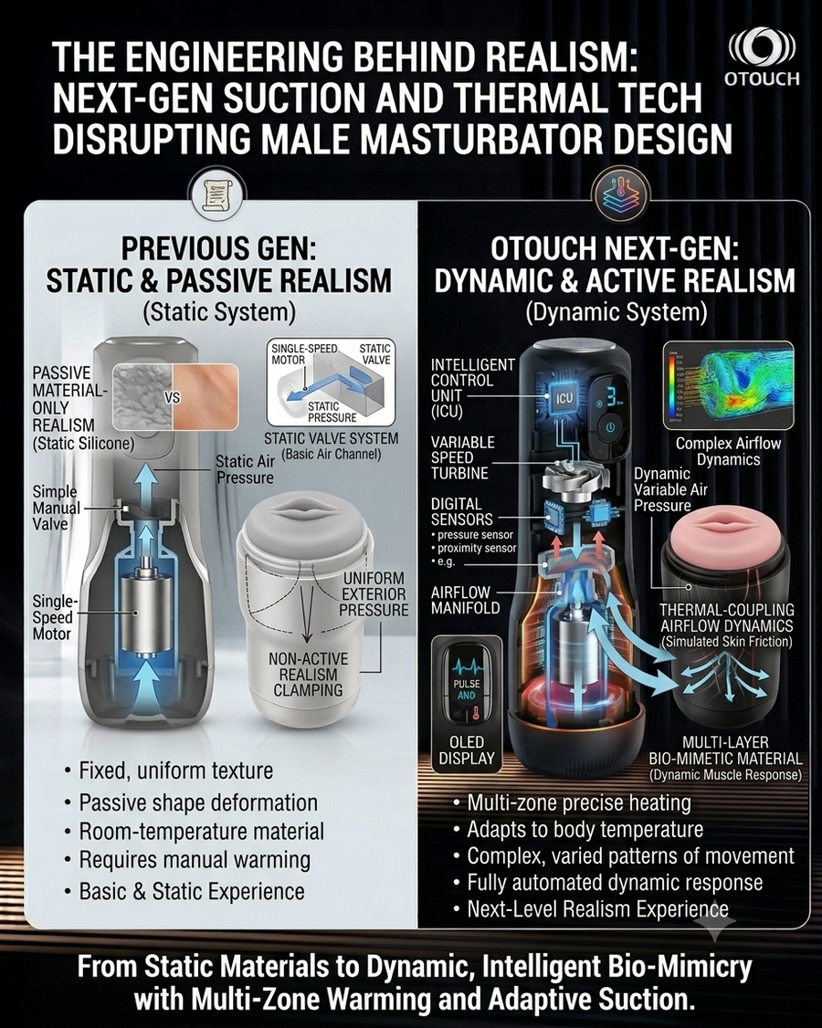 The Engineering Behind Realism: How Next-Gen Suction and Thermal Tech Are Disrupting Male Masturbator Design