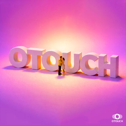 Official Otouch illustration: A couple exploring intimacy with sex toys to improve communication and confidence.