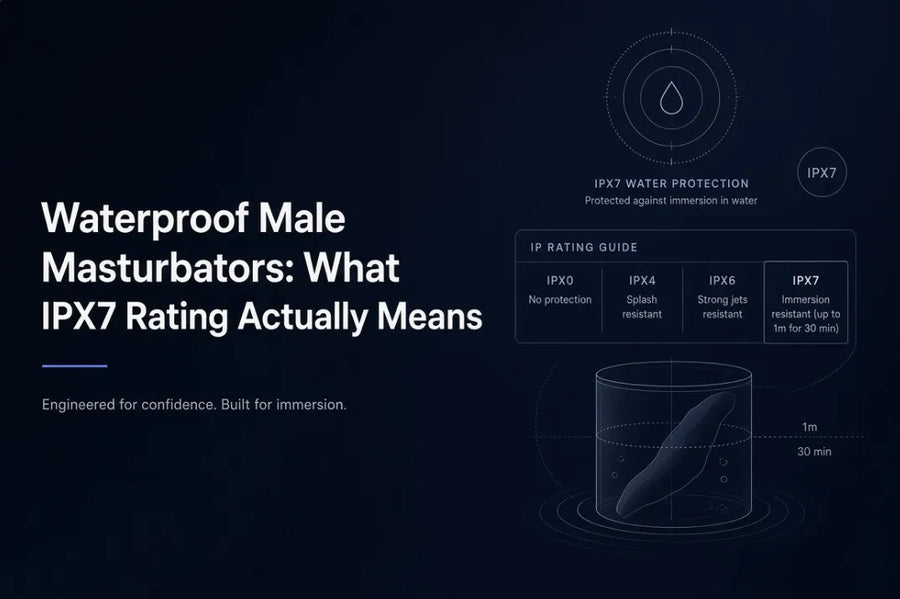 Waterproof Male Masturbators: What IPX7 Rating Actually Means
