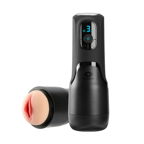 AIRTURN 4 Gen 2 Suction Tech Automatic Male Masturbator with 7 Suction Modes, 7 Vibration Modes & OLED Display