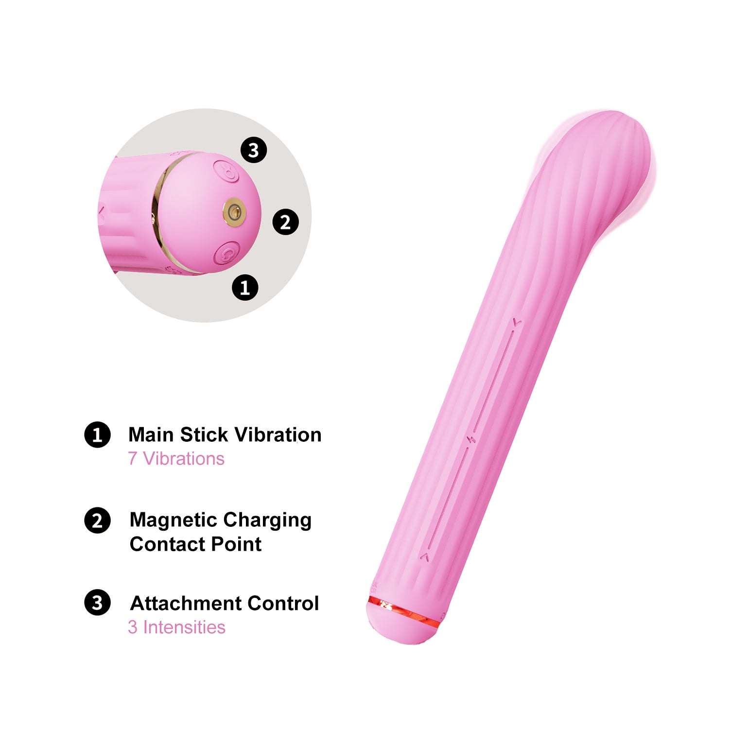 Magic Stick S1 Plus: Modular Rabbit Vibrator | Customizable Depth & Sensation | OTOUCH otouch Magic Stick S1 Plus: Modular Rabbit Vibrator | Customizable Depth & Sensation | OTOUCH otouch