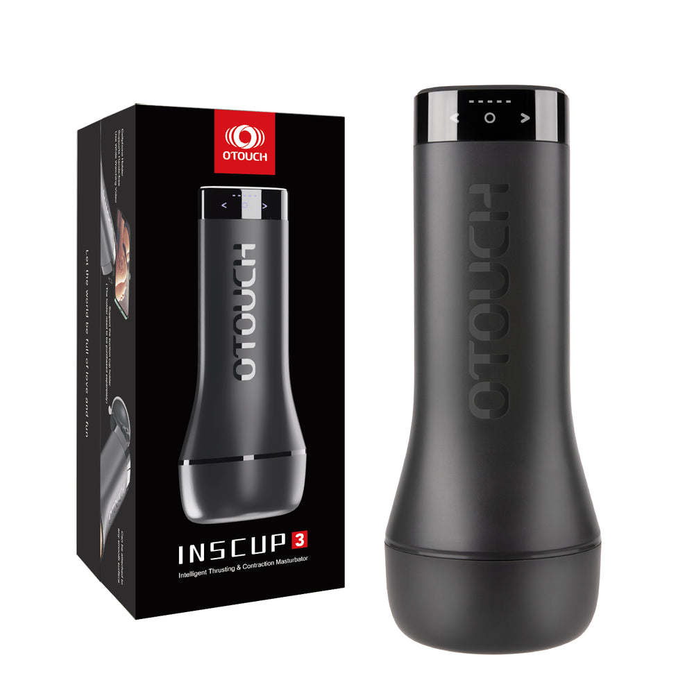 OTOUCH INSCUP 3 intelligent thrusting and contraction masturbator with original black luxury retail packaging box