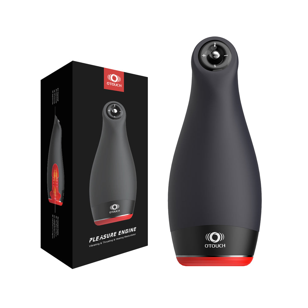 OTOUCH Pleasure Engine vibrating thrusting heating male masturbator with original black retail packaging box