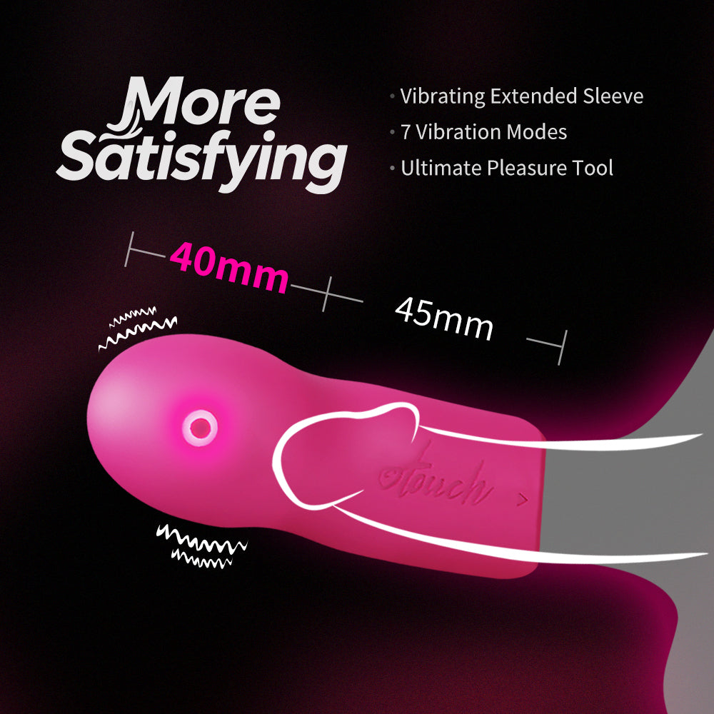 More Satisfying with Penis Extended Sleeve 