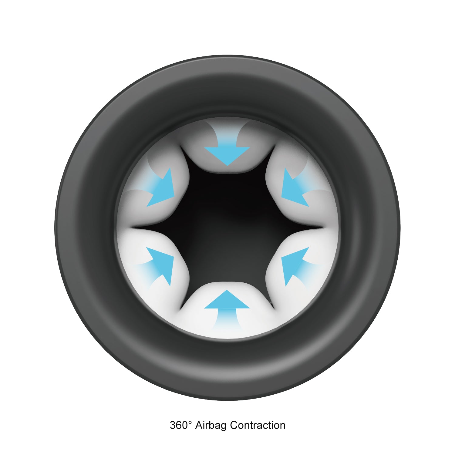 INSCUP 3 Smart Masturbator Pressure Detection, Auto-Size Adapt, 360° Airbag Contraction