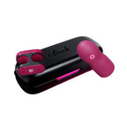 OTOUCH YU BattleHelm male pleasure set – open wireless charging case with pink fingertip vibrator and vibrating extender