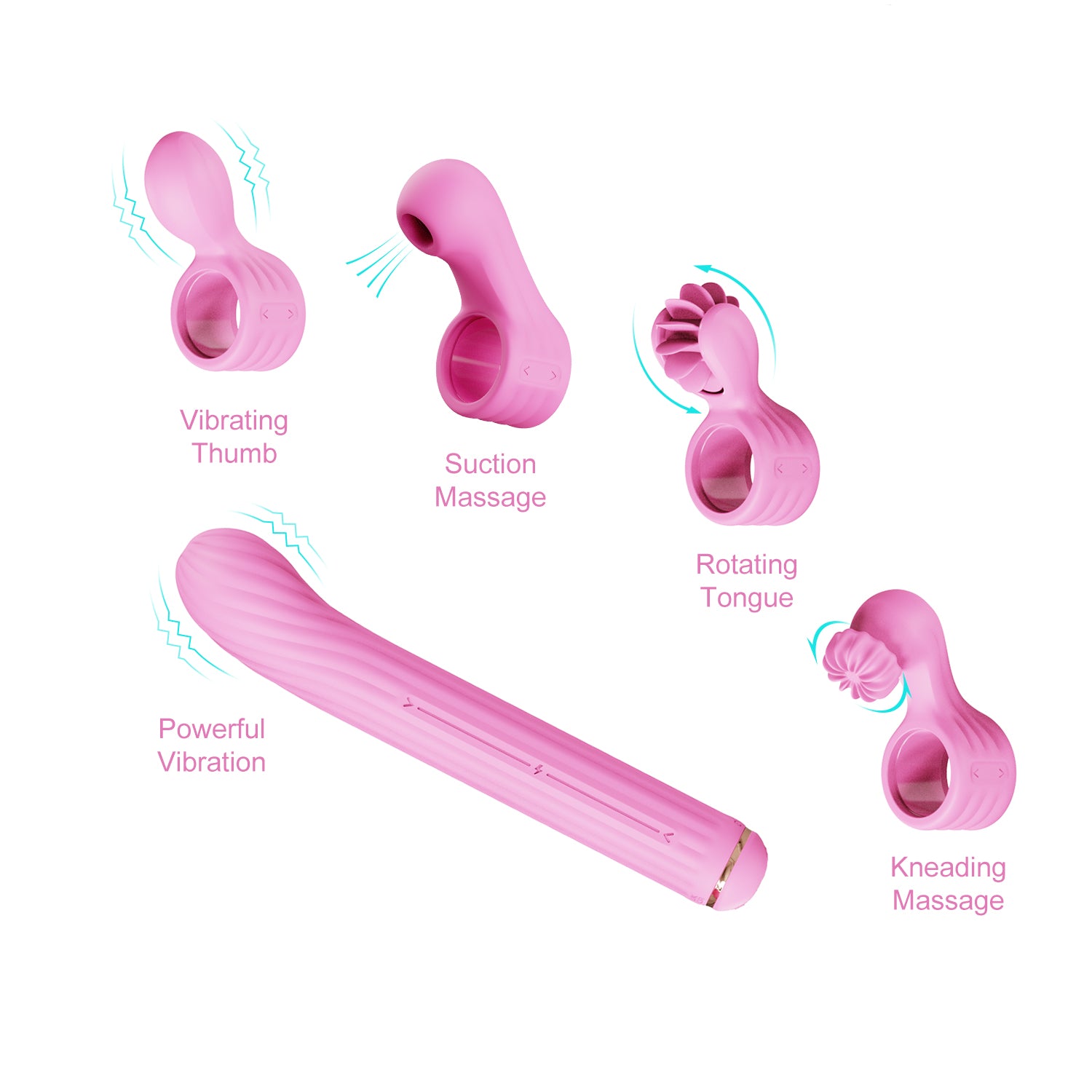Magic Stick S1 Plus Modular Rabbit Vibrator Fully Customizable (StuctionVersion)