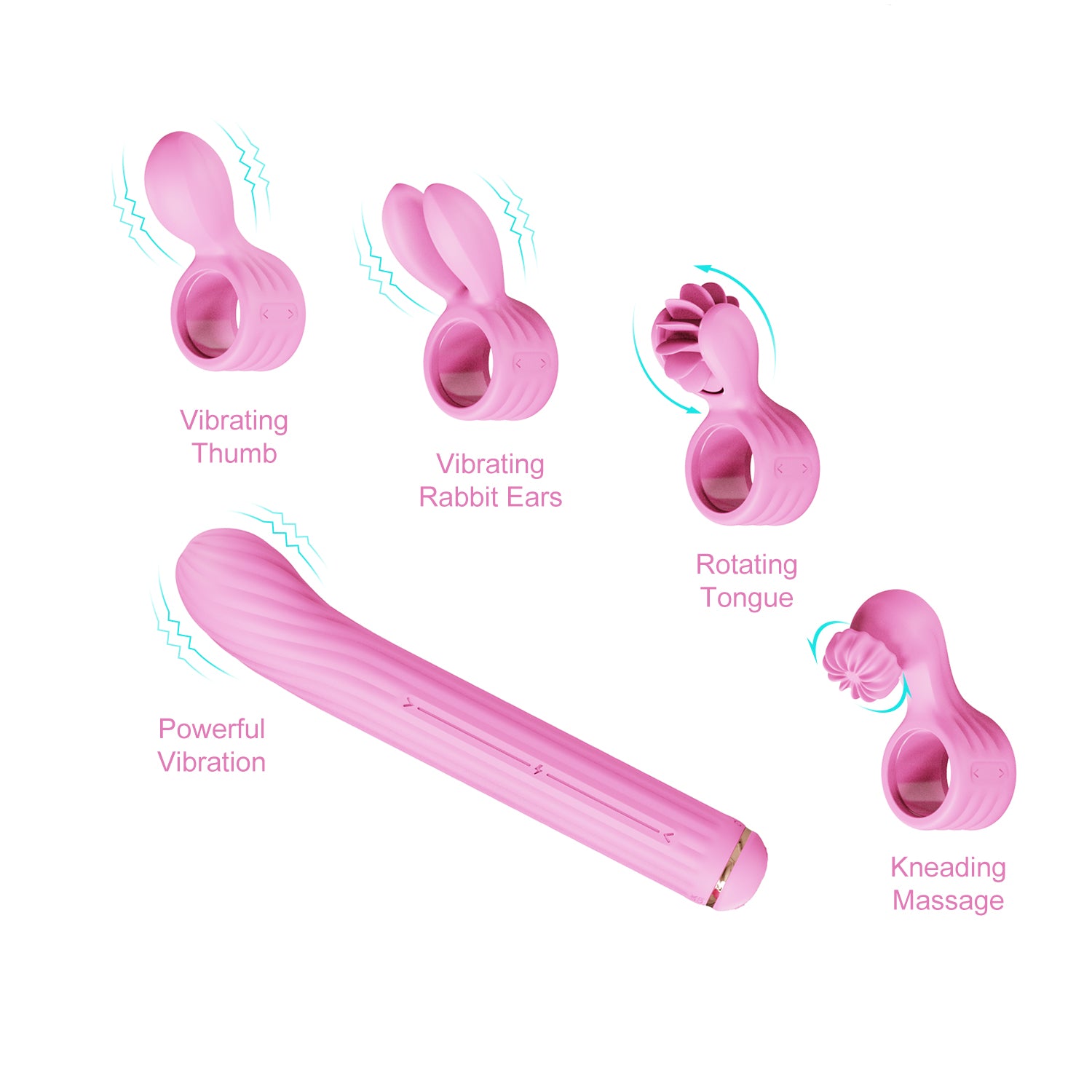 Magic Stick S1 Plus Modular Rabbit Vibrator Fully Customizable (Standard Version)
