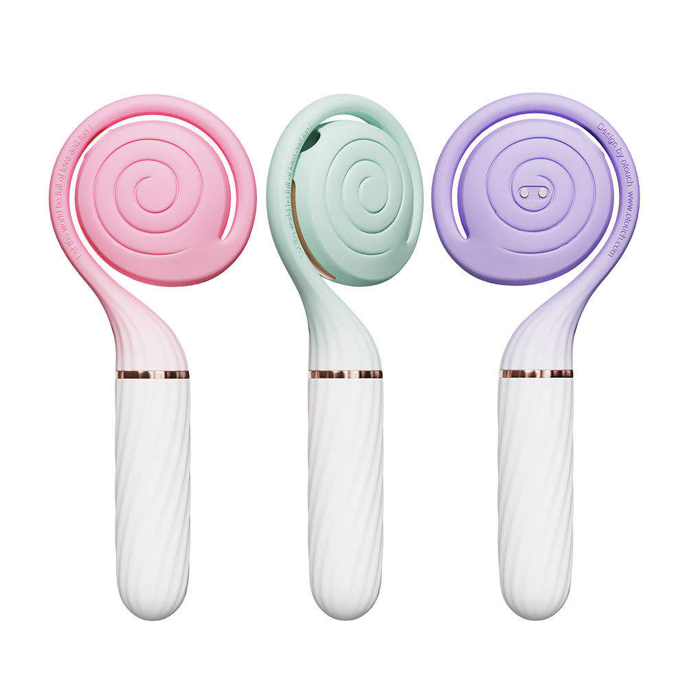 Lollipop Dual Stimulation Vibrator - Clitoral Suction & Vaginal Pulsation, 6+6 Modes, Intelligent Sensor