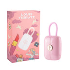 LOUIS VIBRATOR Dual Clitoral Suction & G-Spot Vibrating Egg Discreet Luxury Handbag Design
