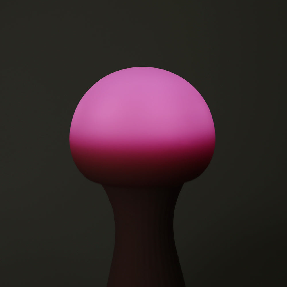 Mushroom Vibrator with PDS Technology - Auto Start/Stop, 7 Vibration Modes