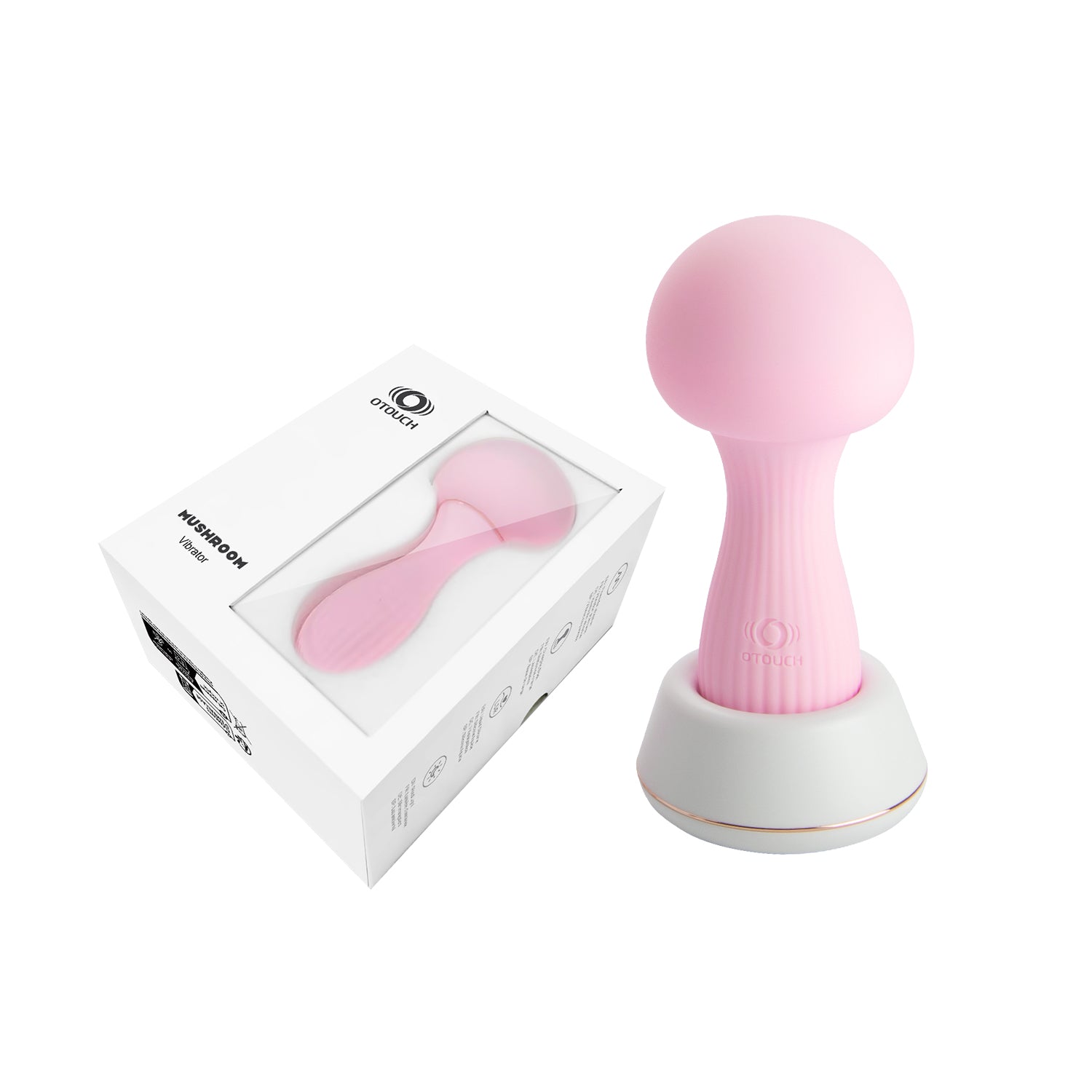 Mushroom Vibrator with PDS Technology - Auto Start/Stop, 7 Vibration Modes