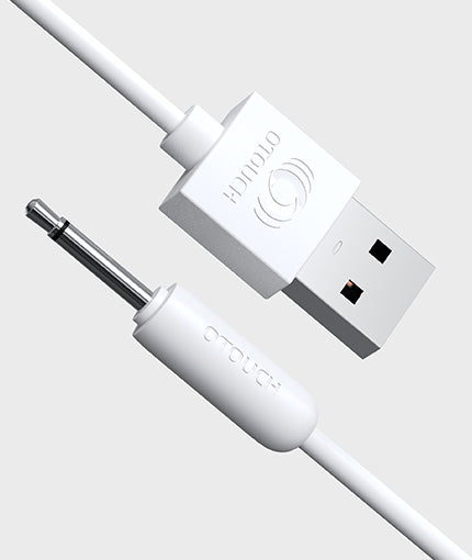otouch white USB charging cable display