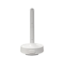 OTOUCH masturbator internal chamber dryer – full front view with ribbed drying rod and circular base