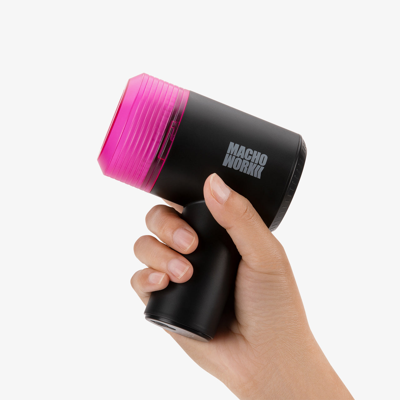 MACHO WORK 2 Glans Massager with Air Suction & Tapping 10 Vibration Modes