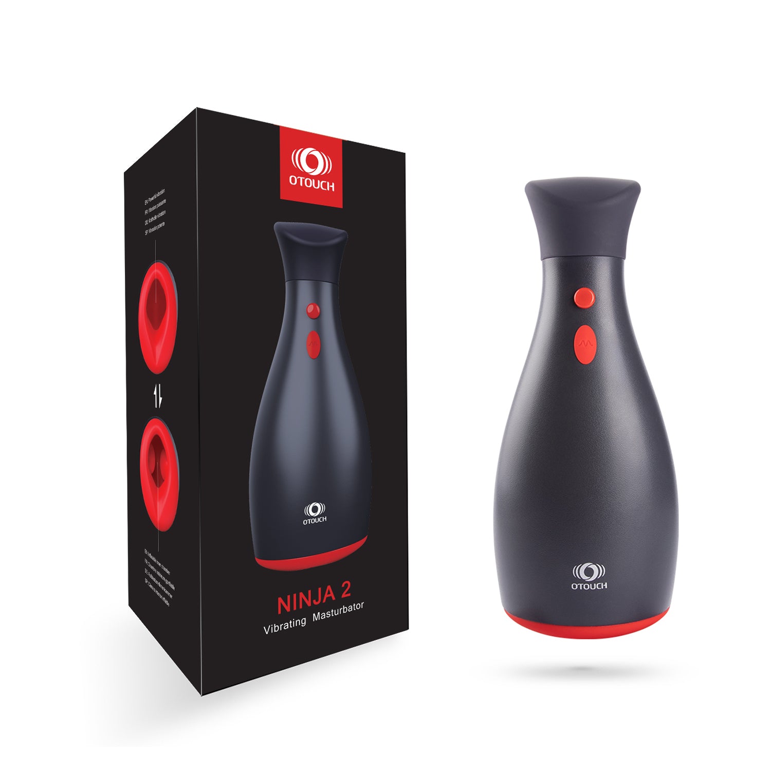 Ninja 2 Inflatable Male Masturbator - Custom Tightness & 7 Vibrations