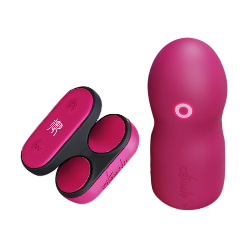 OTOUCH YU BattleHelm set overview – fingertip vibrator and penis extender with wireless charging case