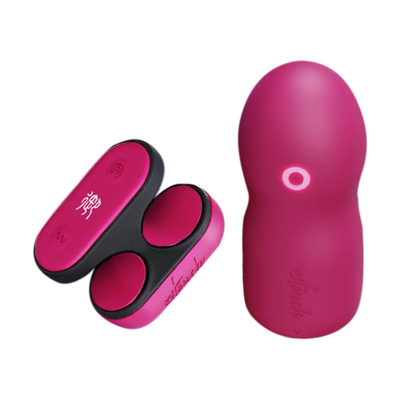 OTOUCH YU BattleHelm set overview – fingertip vibrator and penis extender with wireless charging case